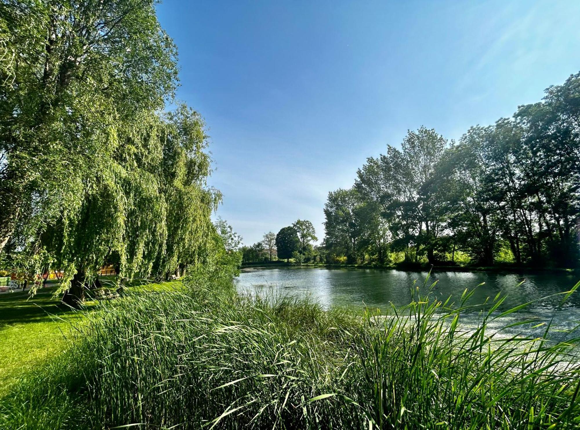 Les Cabanes Du Lac Vandré Exterior foto